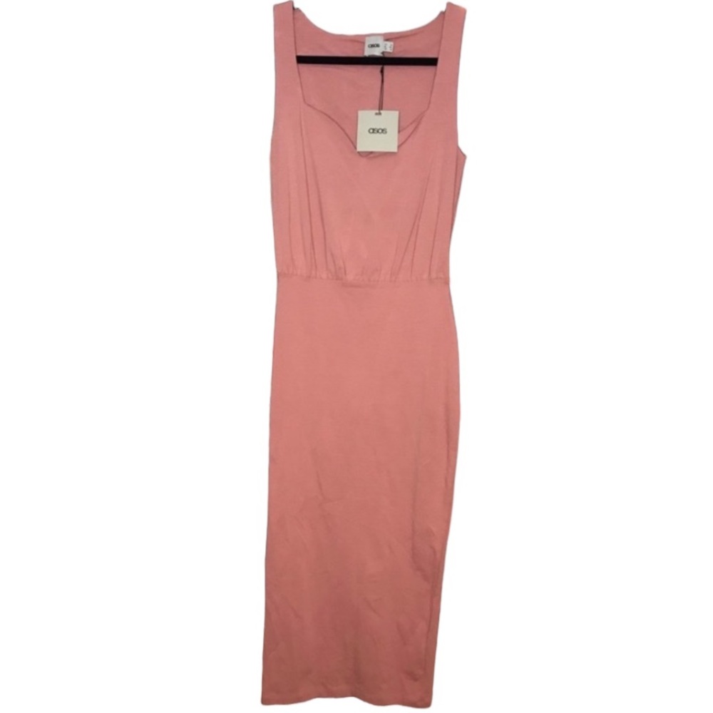 ASOS | Dusty Rose Midi Dress Sz US 2